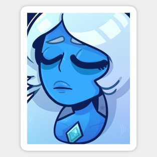 Feeling Blue Is Better Than Being Over It Sticker